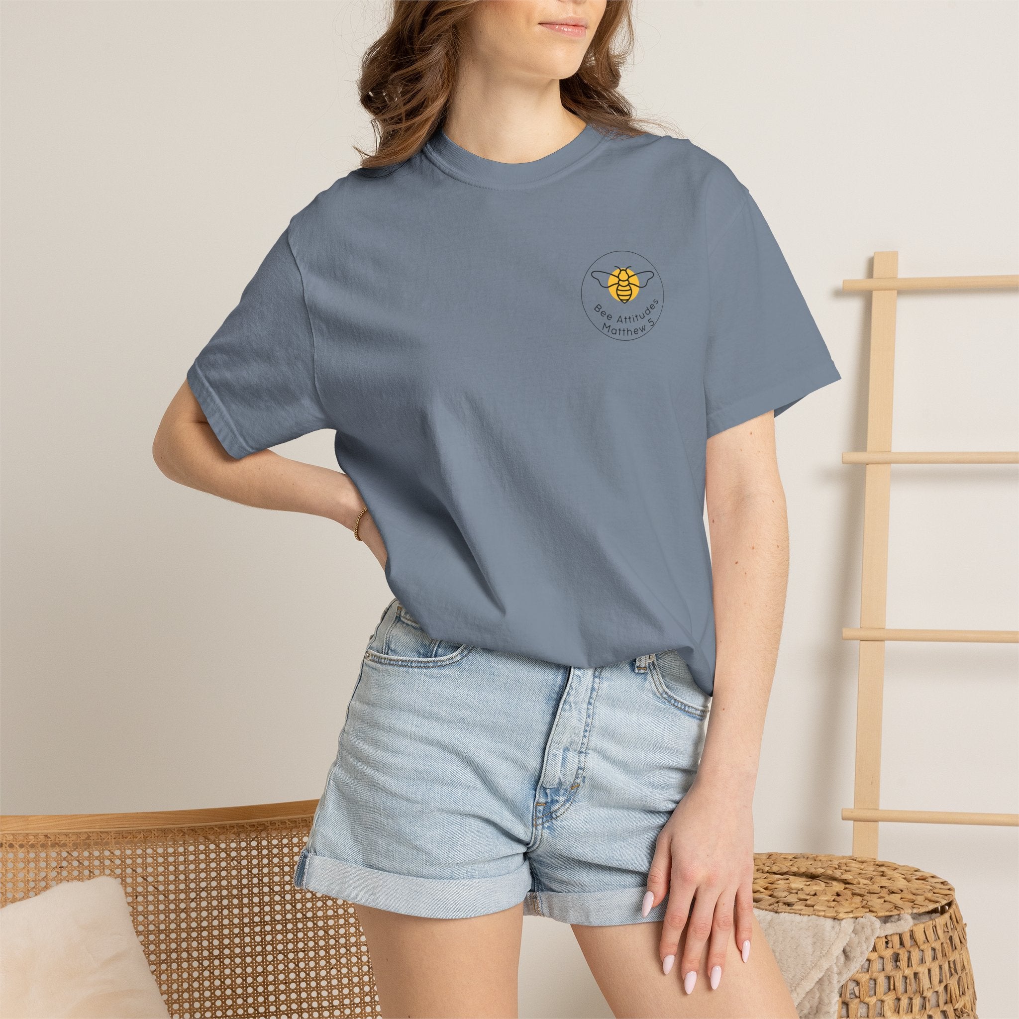 Bee-Attitudes Matthew 5:10 T-Shirt, Christian Tee, Religious Shirt, Faith Based