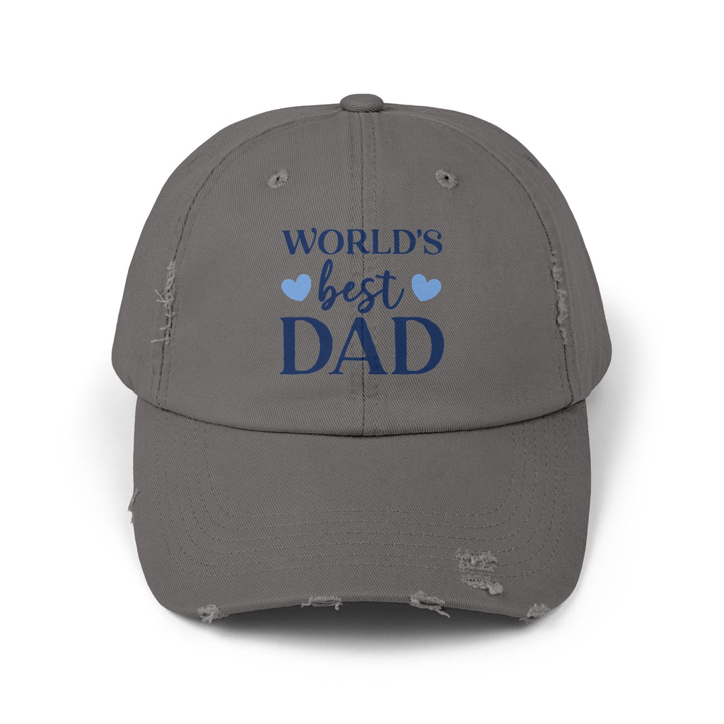 World's Best Dad Distressed Cap