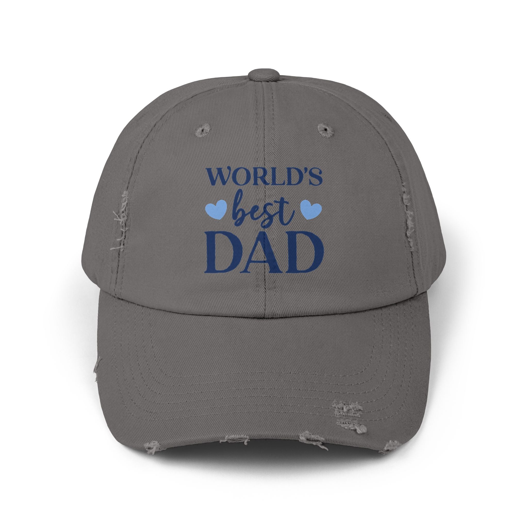 World's Best Dad Distressed Cap
