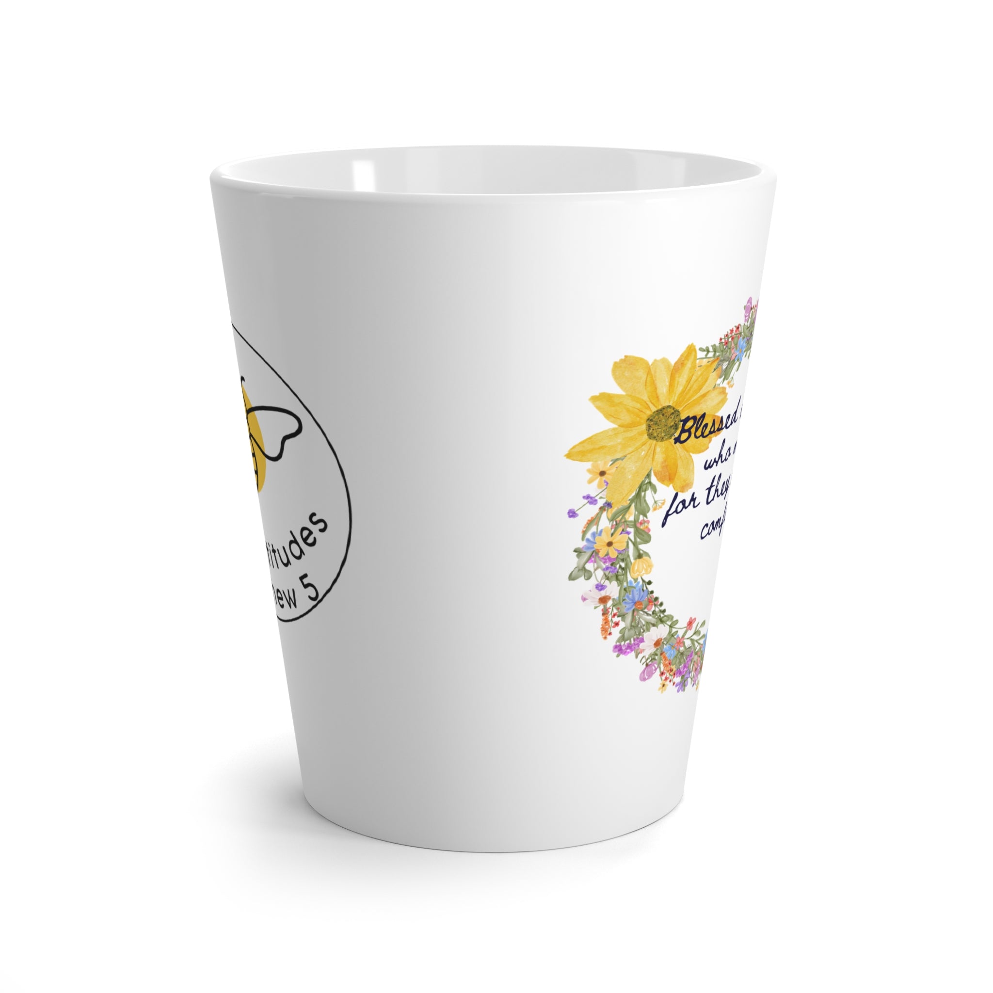 Bee-Attitudes ~ Matthew 5:4 ~  Latte Mug