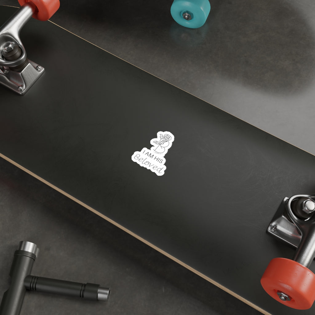 I am His Beloved Rose Die-Cut Stickers