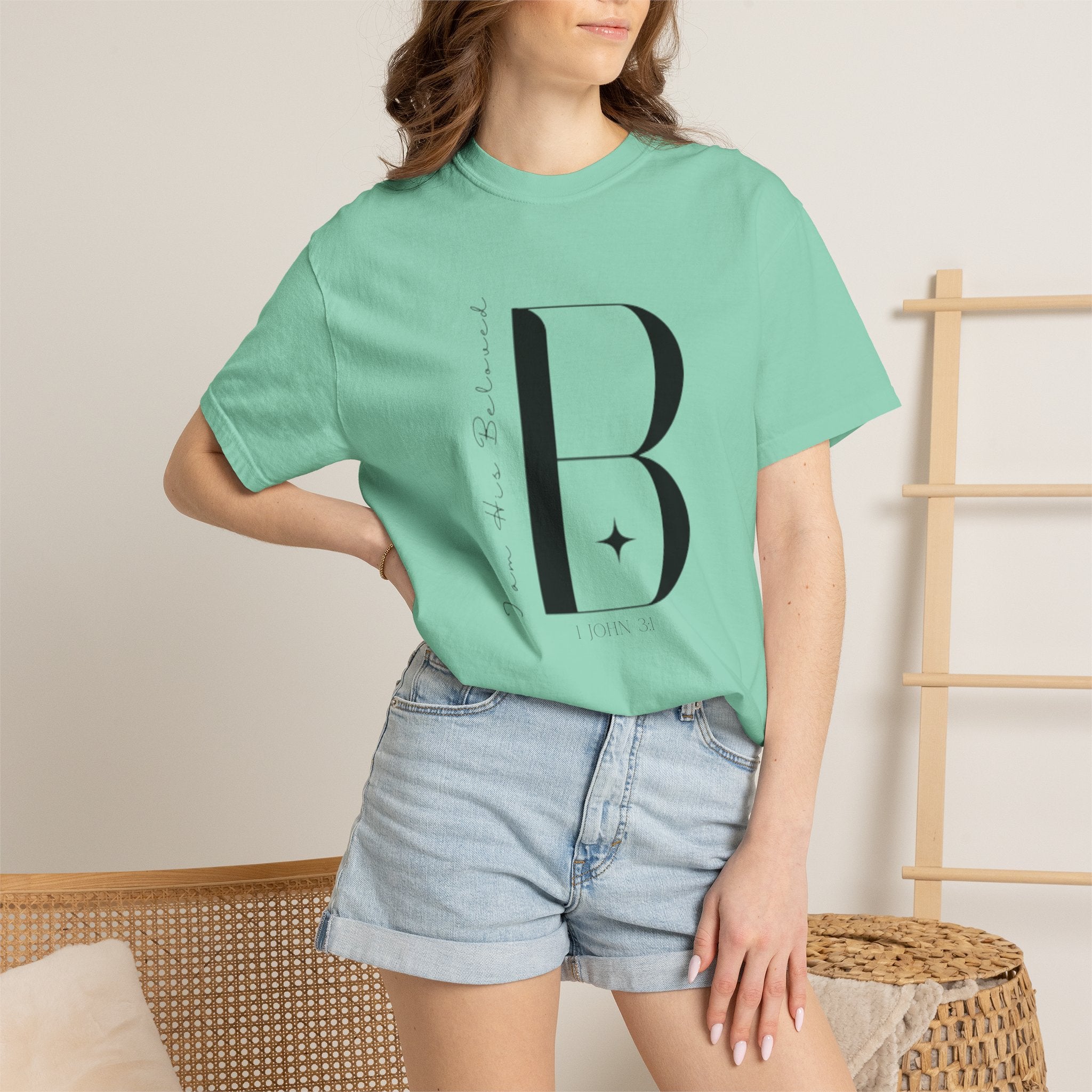I am His Beloved "B" Style T Shirt