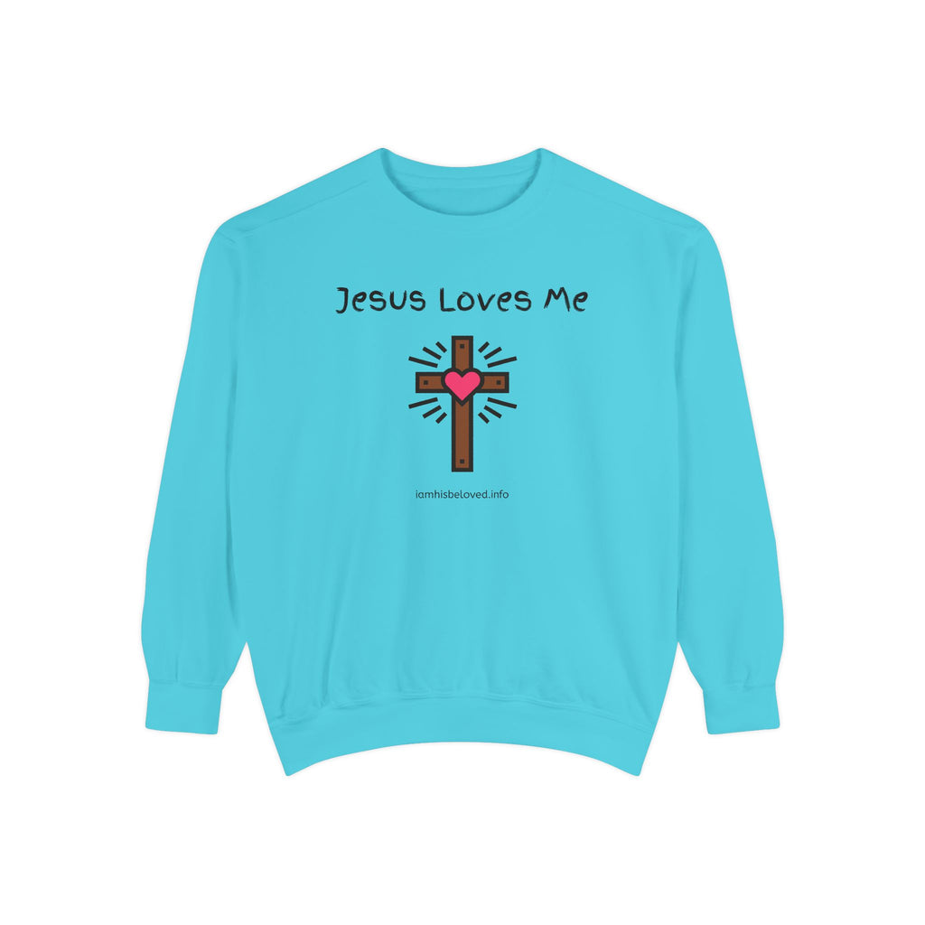 Favorite Hymns ~ Jesus Loves Me ~ Garment-Dyed Sweatshirt