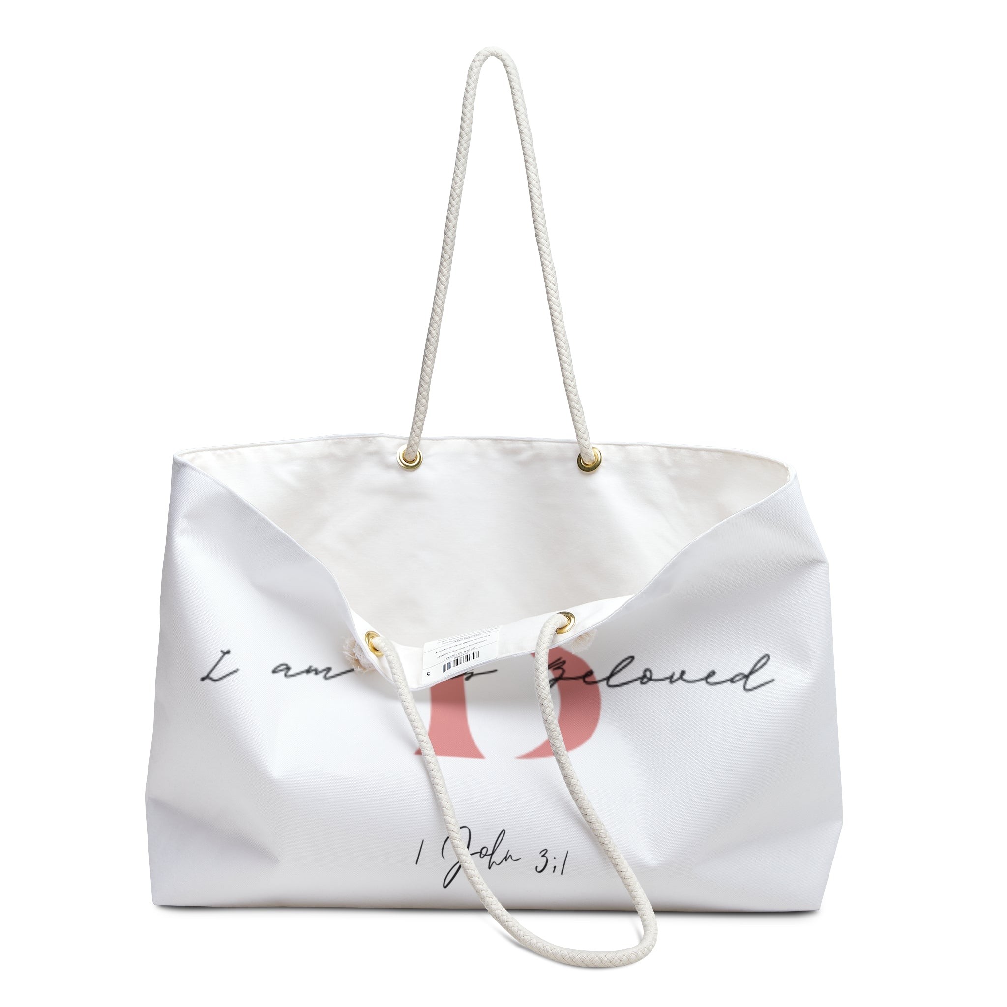I am His Beloved Weekender Bag 2