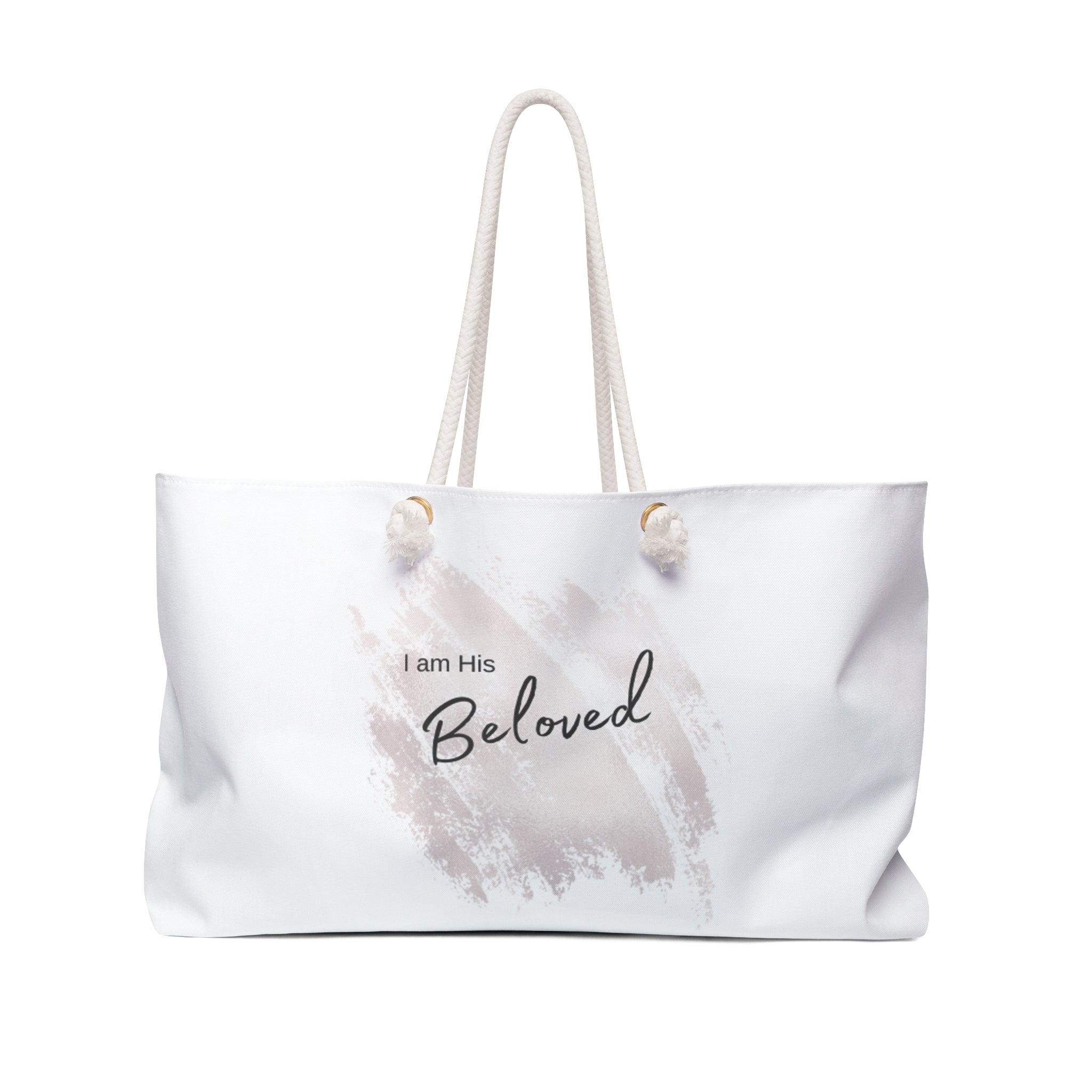 I am His Beloved Painted Weekender Bag