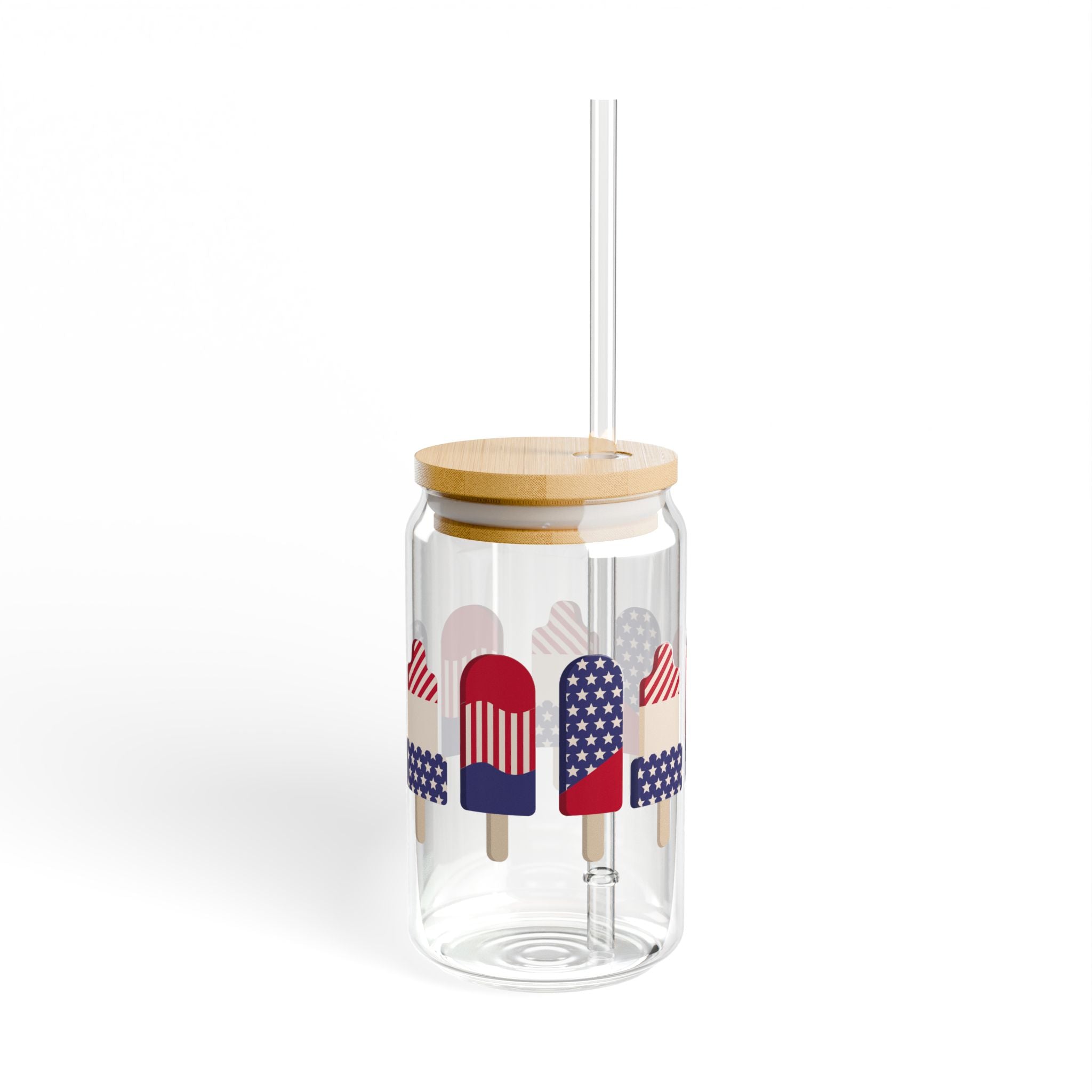 Patriotic Sipper Glass, 16oz