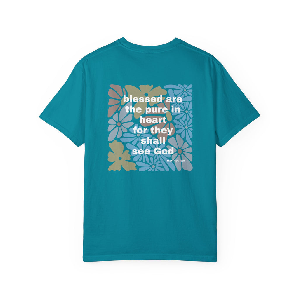 Bee-Attitudes Matthew 5:8 T Shirt (White Letters)