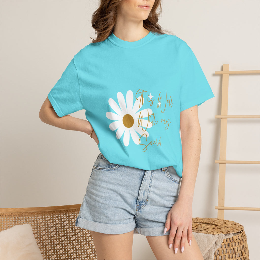 Favorit Hymns - It is Well Flower T Shirt