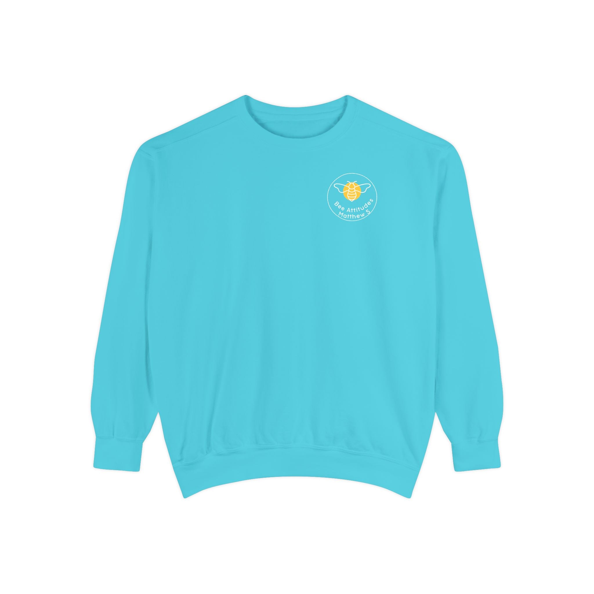 Bee-Attitudes Matthew 5:8 Garment-Dyed Sweatshirt