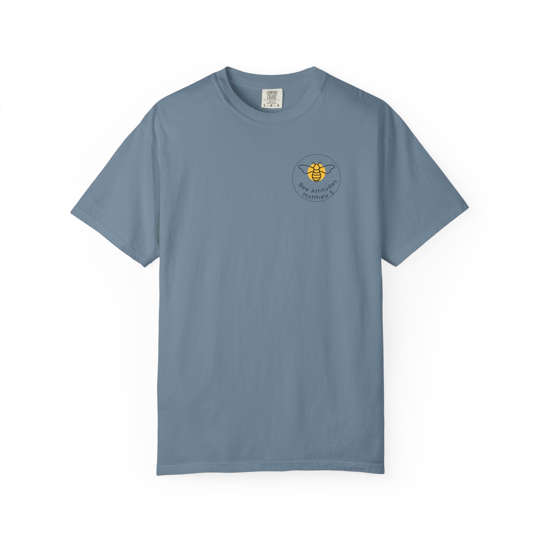 Bee-Attitudes 5:8 T-Shirt (Dark Letters)