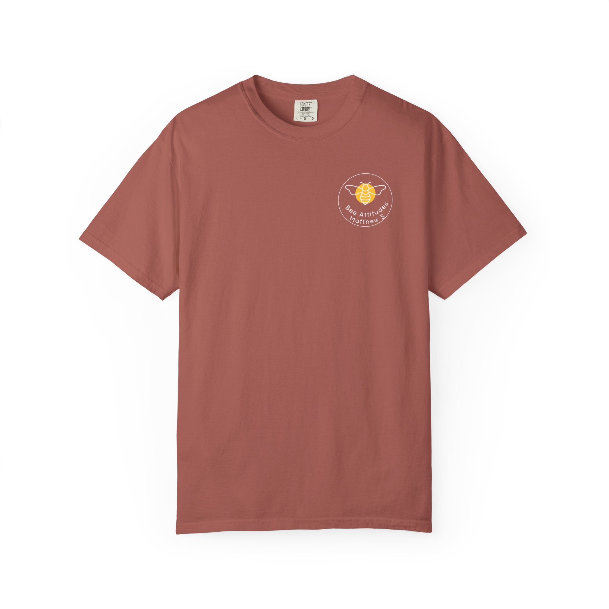 Bee-Attitudes Matthew 5:4 White Letters T Shirt