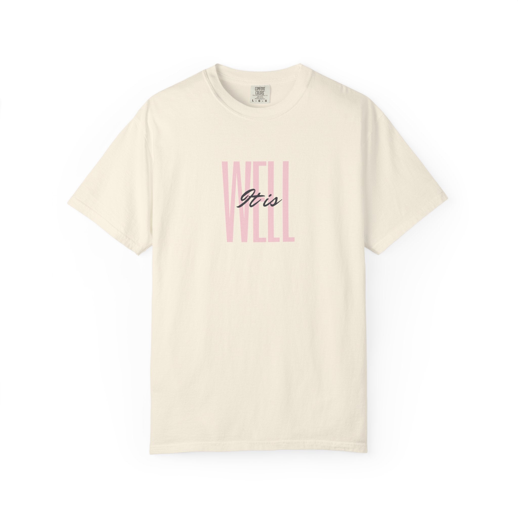 Favorite Hymns ~ It is Well Pink Shirt