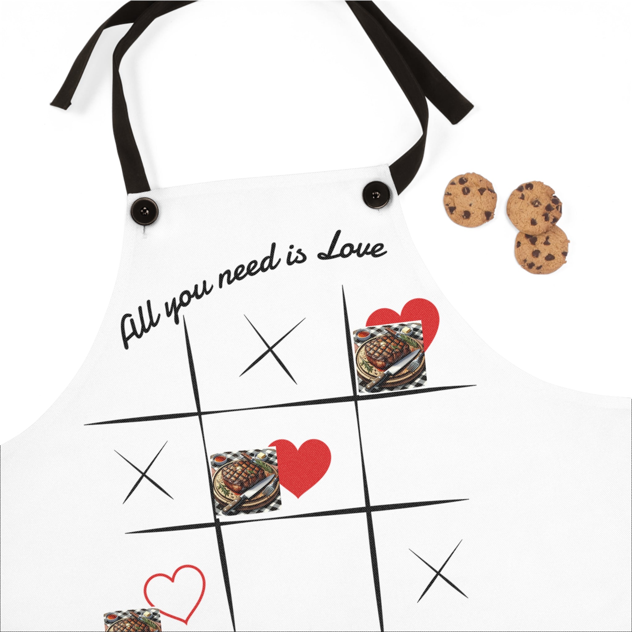 All You Need is Love and Steak Father's Day Grill Apron