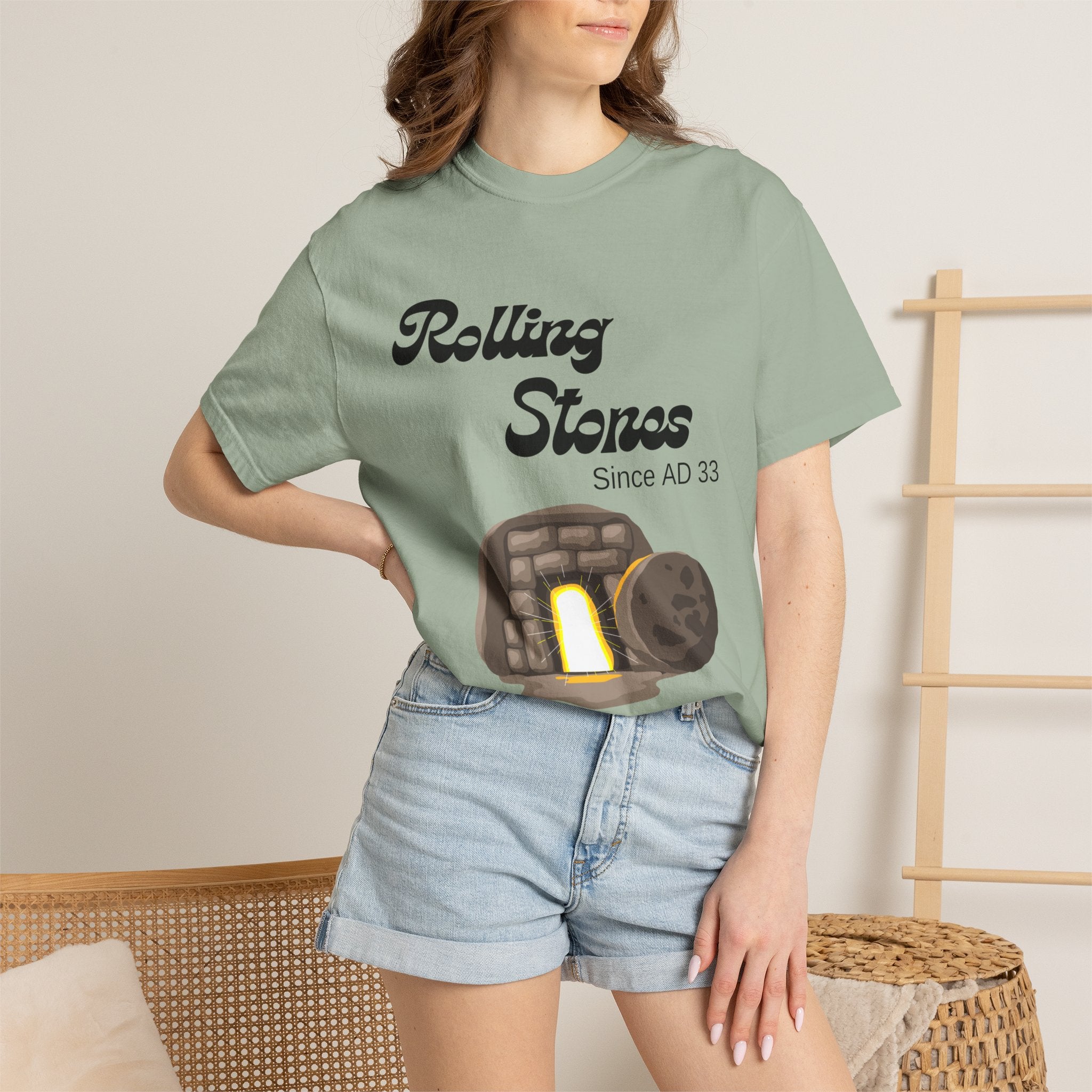 Rolling Stones since AD 33 Unisex Garment-Dyed T-shirt