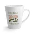 Favorite Hymns ~ It is Well Pink Flower Latte Mug