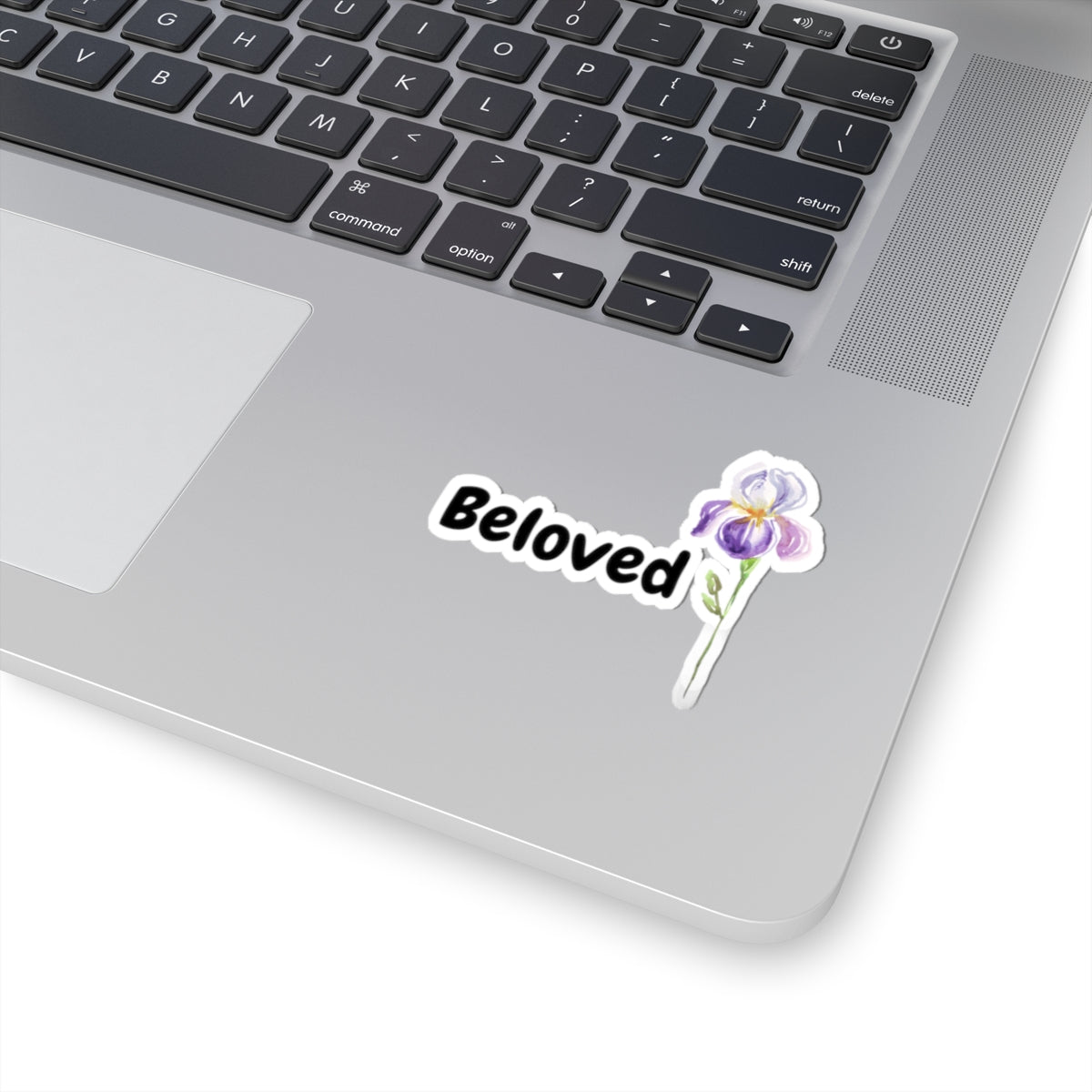 I am His Beloved Iris Sticker