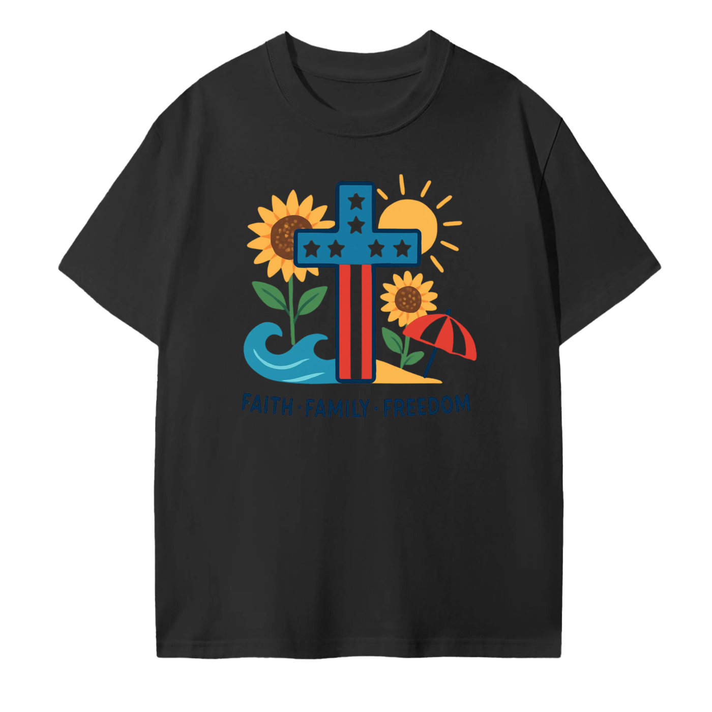 Faith Freedom Family T-Shirt